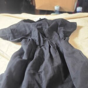 Black dress long zara